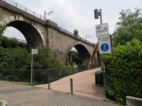 We get our own bridge here, but are being carefully watched